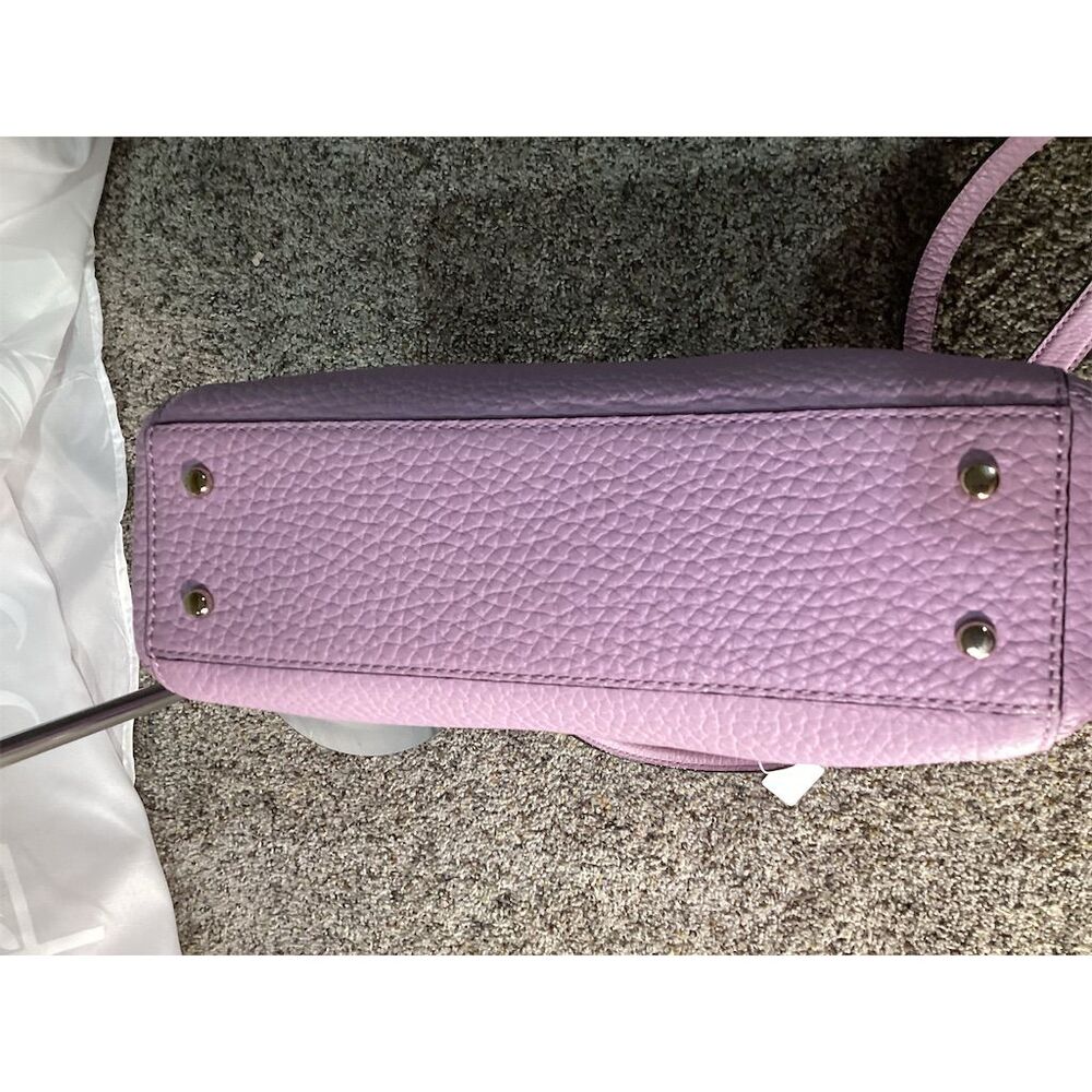 Kate Spade Purple Crossbody Satchel Bag with Gold Hardware - Picture 5 of 8